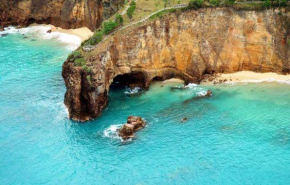 Charmant studio sur la plage vue mer des Caraïbes., Sandy Ground